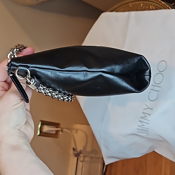 JIMMY CHOO Callie logo-print leather shoulder bag - Picture 8 of 15